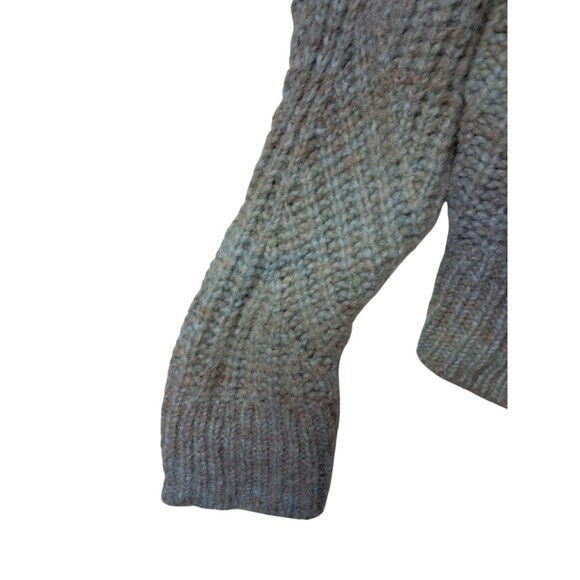 Club Monaco Sweater Women's XXS Oversized Blue Ombre Italian Yarn Wool Alpaca - Picture 5 of 11